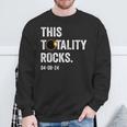 This Totality Rocks Total Solar Eclipse April 8 2024 Sweatshirt Gifts for Old Men