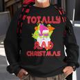 Totally Rad 80S Christmas Vintage Santa 80S Costume Sweatshirt Gifts for Old Men