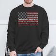 Train Railroad American Flag Vintage Locomotive Sweatshirt Gifts for Old Men