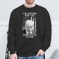 Trump 2024 Convicted Felon I Am Voting Convicted Felon 2024 Sweatshirt Gifts for Old Men