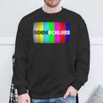 Tv Test Picture Show 80S 90S Theme Party Costume Sweatshirt Gifts for Old Men