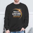 Twice In Lifetime Solar Eclipse 2024 2017 North America Sweatshirt Gifts for Old Men