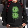 Two Peas In A Pod Pea Costume Sweatshirt Gifts for Old Men