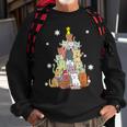 Ugly Christmas Sweater Cat Tree Xmas Cat Sweatshirt Gifts for Old Men