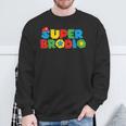 Ultimate Gaming Bro Comedic Brother Family Matching Sweatshirt Gifts for Old Men