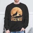 Uncle Wolf Happy Father's Day Matching Wolf Lover Sweatshirt Gifts for Old Men