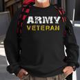 Us Army Veterans Distressed Font Sweatshirt Gifts for Old Men