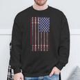 Usa Flag Barbell Sweatshirt Geschenke für alte Männer