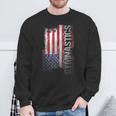 Usa Flag Gymnastics Sweatshirt Gifts for Old Men