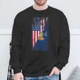 Usa New York Flags United States Of America New Yorker Sweatshirt Gifts for Old Men