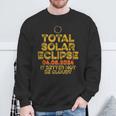 Usa Total Solar Eclipse 2024 It's Better Not Be Cloudy Sweatshirt Gifts for Old Men