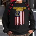 Uss Cushing Dd-985 Warship Veteran Day Fathers Day Dad Son Sweatshirt Gifts for Old Men