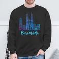 Vacaciones SouvenirBarcelona Españolacaciones Camisa de entrenamiento Regalos para ancianos