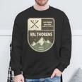 Val Thorens Les Trois Vallées Savoie France Vintage Sweatshirt Geschenke für alte Männer
