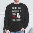 Vater Und Tochter Hand In Hand Herz Seele Papa Kind Geschenk Sweatshirt Geschenke für alte Männer