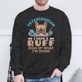 Veterinarian Veterinary Dog Animal Doctor Vet Ruff Idea Sweatshirt Gifts for Old Men