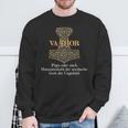 Viking Papaa-Thor Hammersbald God Der Unpatience Sweatshirt Geschenke für alte Männer