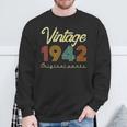 Vintage 1942 Original Parts 80 Years Old 80Th Birthday Sweatshirt Gifts for Old Men