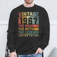Vintage 1967 The Man The Myth The Legend 57Th Years Birthday Sweatshirt Gifts for Old Men