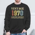 Vintage 1970 Clothes 50 Years Old Retro 50Th Birthday Sweatshirt Gifts for Old Men