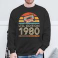 Vintage 1980 Birthday Sweatshirt Gifts for Old Men
