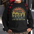 Vintage 2004 Limited Edition 20 Year Old 20Th Birthday Sweatshirt Gifts for Old Men