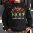 Vintage 2006 Limited Edition 18 Year Old 18Th Birthday Sweatshirt Gifts for Old Men