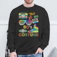 Vintage This Is My 80S Costume 1980S Retro Style Sweatshirt Gifts for Old Men