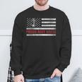 Vintage American Flag Proud Navy Uncle Veteran Day Sweatshirt Gifts for Old Men