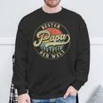 Vintage Bester Papa Der Welt Father's Day For Dad S Sweatshirt Geschenke für alte Männer