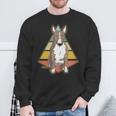 Vintage Bull Terrier Dog Retro Bull Terrier Lover Sweatshirt Gifts for Old Men