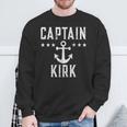 Vintage Captain Kirk Family Cruise Or Lake Boating Sweatshirt Gifts for Old Men