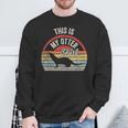 Vintage Cute Otter This Is My Otter Sea Otter Sweatshirt Gifts for Old Men