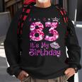 Vintage Happy 83 It's My Birthday Crown Lips 83Rd Birthday Sweatshirt Gifts for Old Men