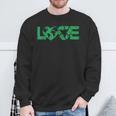 Vintage Love Earth Day April 22 2024 Recycle Save The Planet Sweatshirt Gifts for Old Men