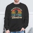 Vintage Mir Reicht's Ich Geh Wander Sweatshirt Geschenke für alte Männer