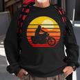 Vintage Motorcycle Riding Bike Retro Motorbike Old Biker Sweatshirt Gifts for Old Men