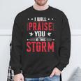 Vintage Praise You In This Storm Lyrics Casting Crowns Jesus Sweatshirt Gifts for Old Men