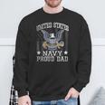 Vintage Proud Dad Us NavyUnited States Navy Sweatshirt Gifts for Old Men