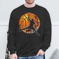 Vintage Retro Basketball 70S Sweatshirt Gifts for Old Men