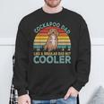 Vintage Retro Happy Father's Day Matching Cockapoo Dog Lover Sweatshirt Gifts for Old Men