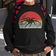 Vintage Retro Wolf Spider Sweatshirt Gifts for Old Men