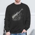 Vintage Rock Music Lover Distressed Guitar Rocker Spirit Sweatshirt Gifts for Old Men