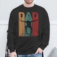 Vintage Skateboard Dad Daddy Silhouette Father's Day Sweatshirt Gifts for Old Men