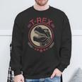 Vintage T-Rex Dinosaur Tiranosaurio Dinosaurio Regalo Camisa de entrenamiento Regalos para ancianos