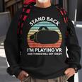 Virtual Reality Athlete Vr Gamer Saying Sweatshirt Gifts for Old Men