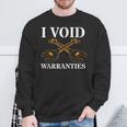 I Void Warranties Wrench For Car Lovers & Mechanics Sweatshirt Gifts for Old Men