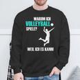 Volleyballer Idea For Volleyballer Sweatshirt Geschenke für alte Männer