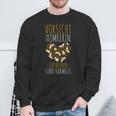 Vorsichtor Der Bekerin Die Bienen Sind Harmlos Sweatshirt Geschenke für alte Männer