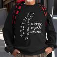 Never Walk Alone Dog Lovers Sweatshirt Gifts for Old Men